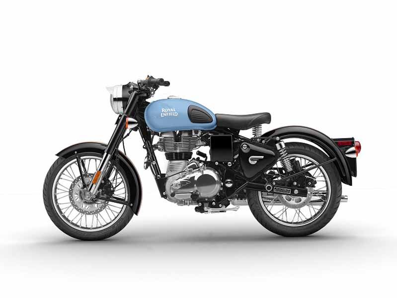 Classic 500 Female Side Blue