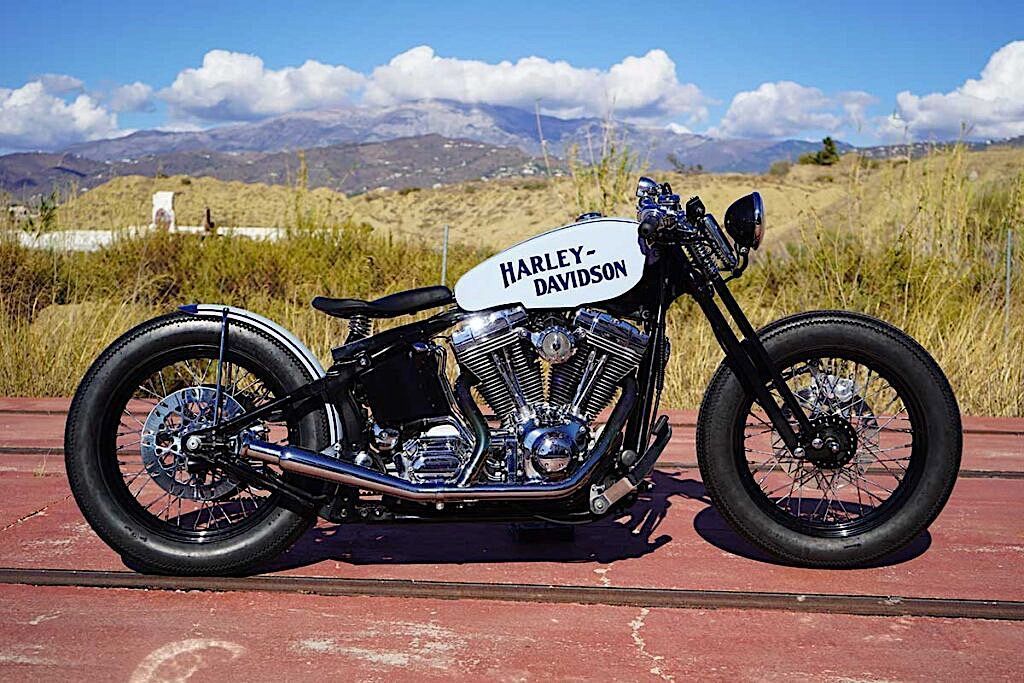 harley davidson springer bobber blue 1