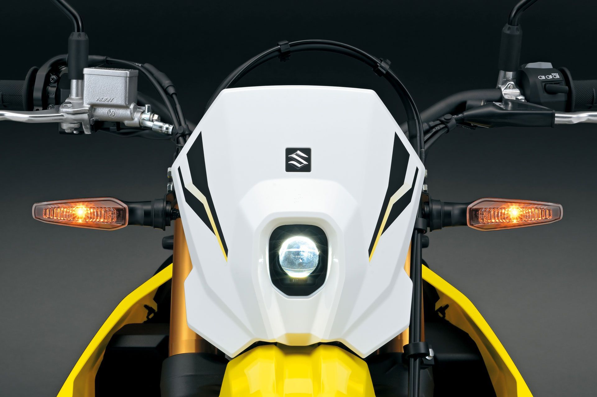 DR Z400SRJM5 Front urn signal ON