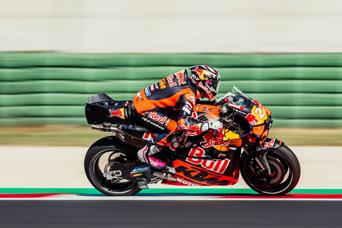 717450 Enea Bastianini Red Bull KTM Tech3 MotoGP RC16 Misano World Circuit Marco Simoncelli ITA 15 09 2025 9 MotoGP IRTA Test 2025 Misano ITA 