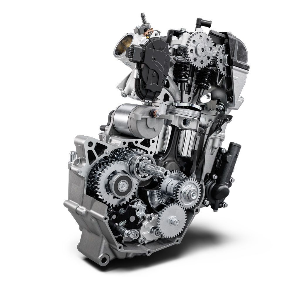 PHO BIKE DET Travel KTM 2025 390 adventure engine studio image SALL AEPI V1