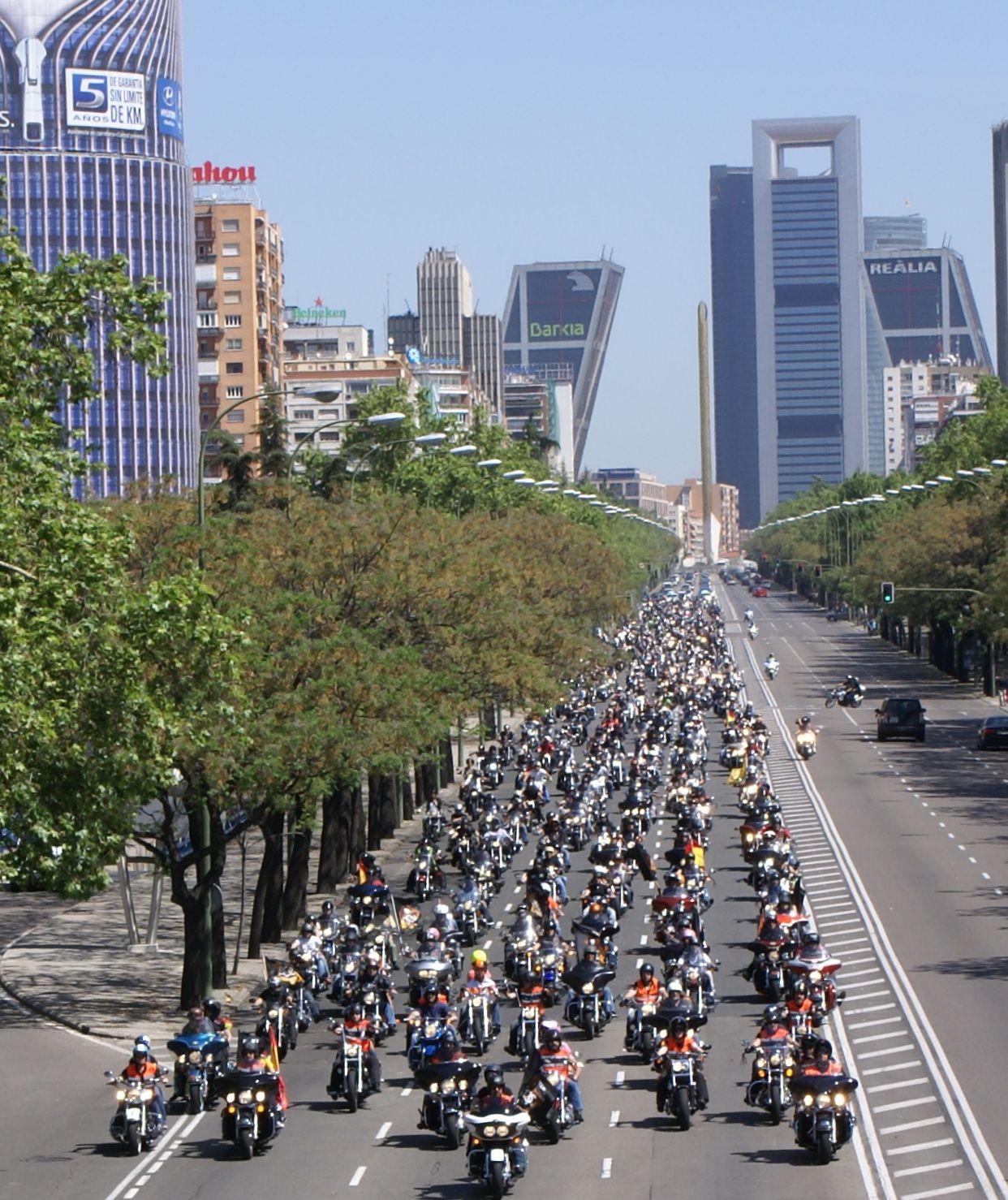 Harley-Davidson KM0 Desfile Paseo Castellana