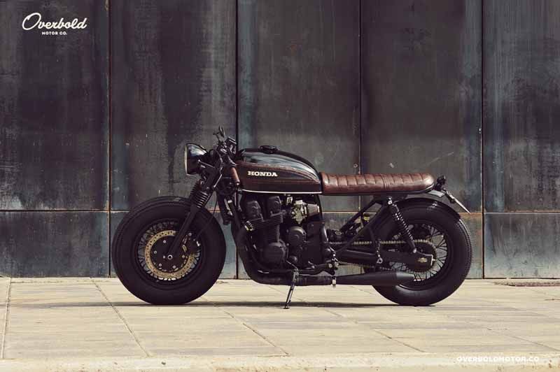 Honda CB Sevenfifty 750 bratstyle Overboldmotor 07