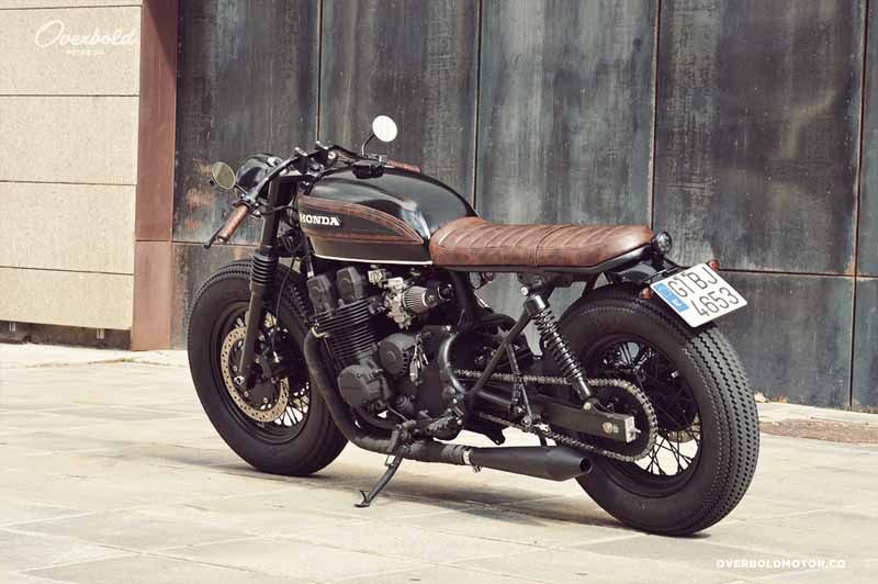 Honda CB Sevenfifty 750 bratstyle Overboldmotor 08