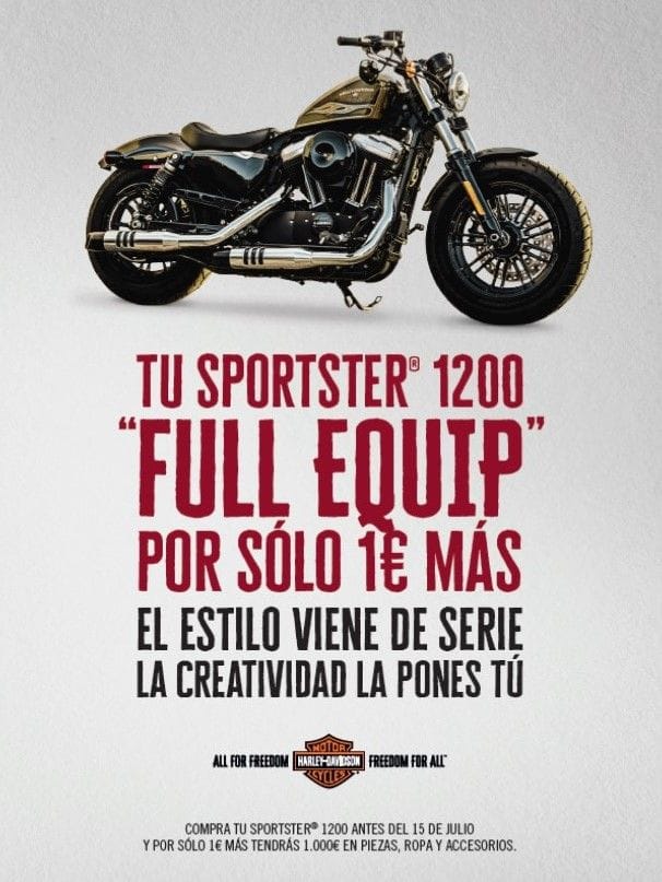 HD Campaña Sportster 1200 Full Equip compressor
