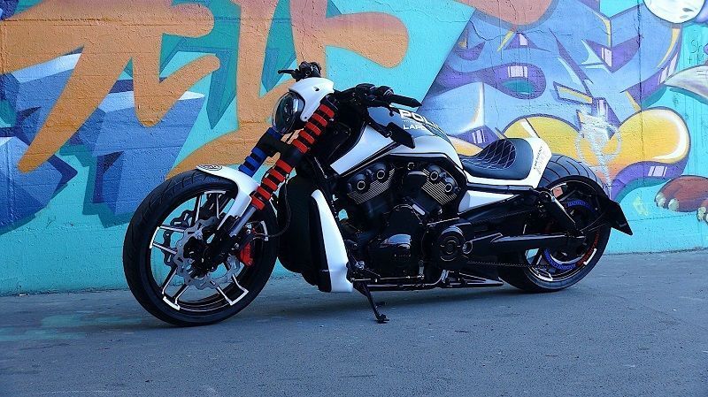 custom harley davidson 300 LAPD 3