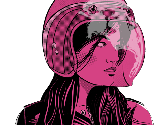 Rare girl drawing