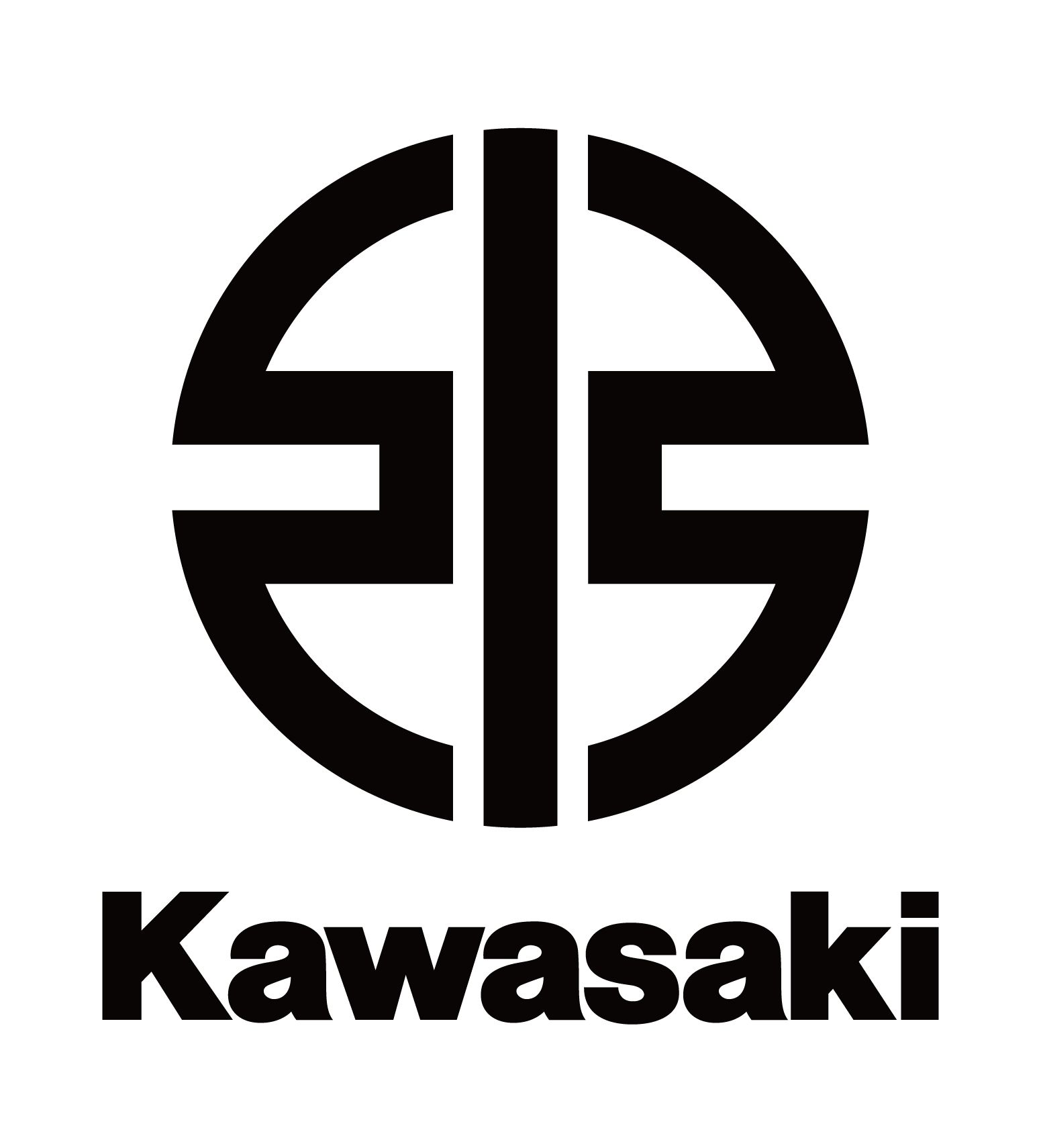 hi Brand Symbol Kawasaki Vertical Black RGB