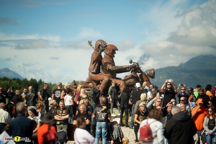 European Bike Week Harley Sculpture 