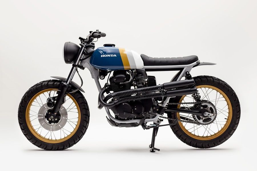 1972 honda cl350 left side
