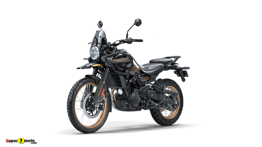 All new Himalayan Summit Variant Hanle Black Front 3 4 Left View
