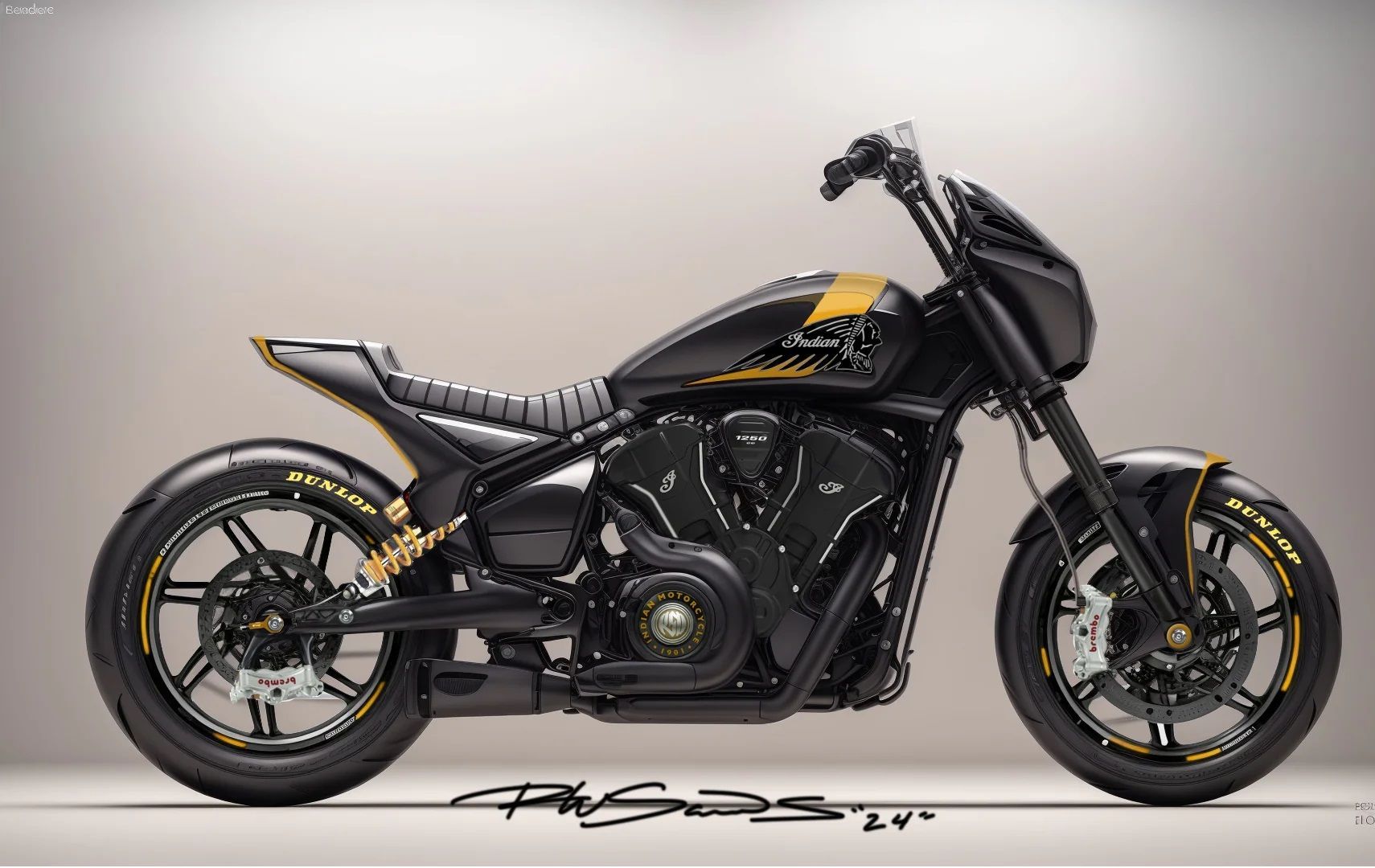 Scout 101 black and gold